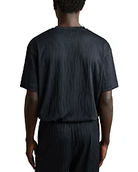 Ivan Wave Jacquard Oversized Tee