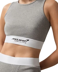 McLaren F1 Team Ribbed Cropped Vest