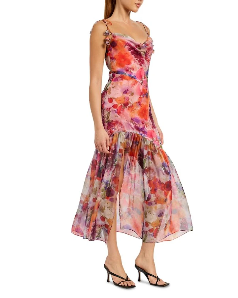 Magnolia Tie Shoulder Maxi Dress