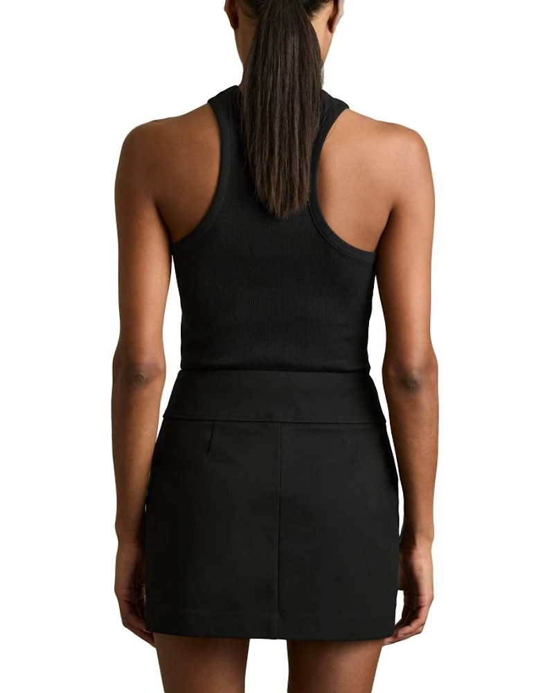 Poppy Zip Ponte Skirt