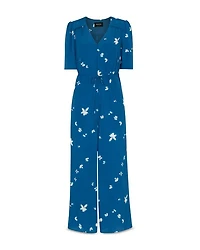 Sun Bleached Floral Jumpsuit