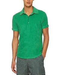 Orlebar Brown Sebastian Tailored Toweling Polo Shirt