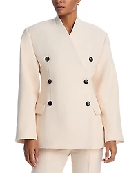 Co Collarless Jacket