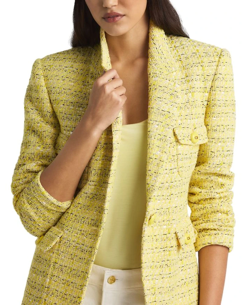 Metallic Tweed Lightweight Jacket