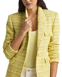 Metallic Tweed Lightweight Jacket