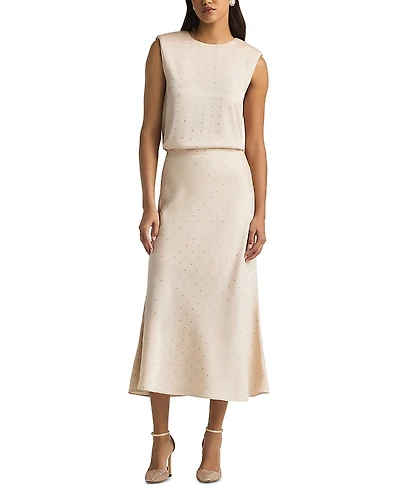 St. John Embellished Sleeveless Top