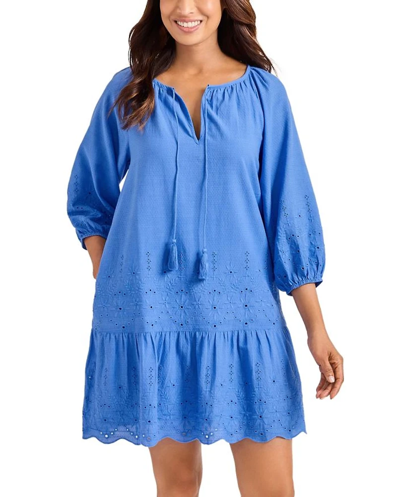 Eyelet Dress Swim Cover-Up