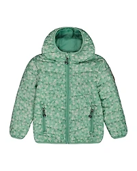 Deux par Girls' Printed Quilted Mid-Season Jacket - Big Kid