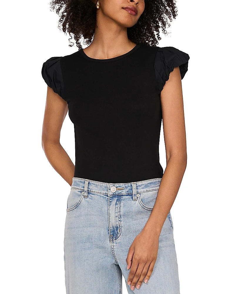 1.state Tulip Sleeve Knit Tee