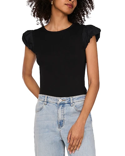 1.state Tulip Sleeve Knit Tee