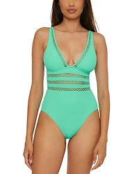 Becca by Rebecca Virtue Modern Edge One Piece Swimsuit