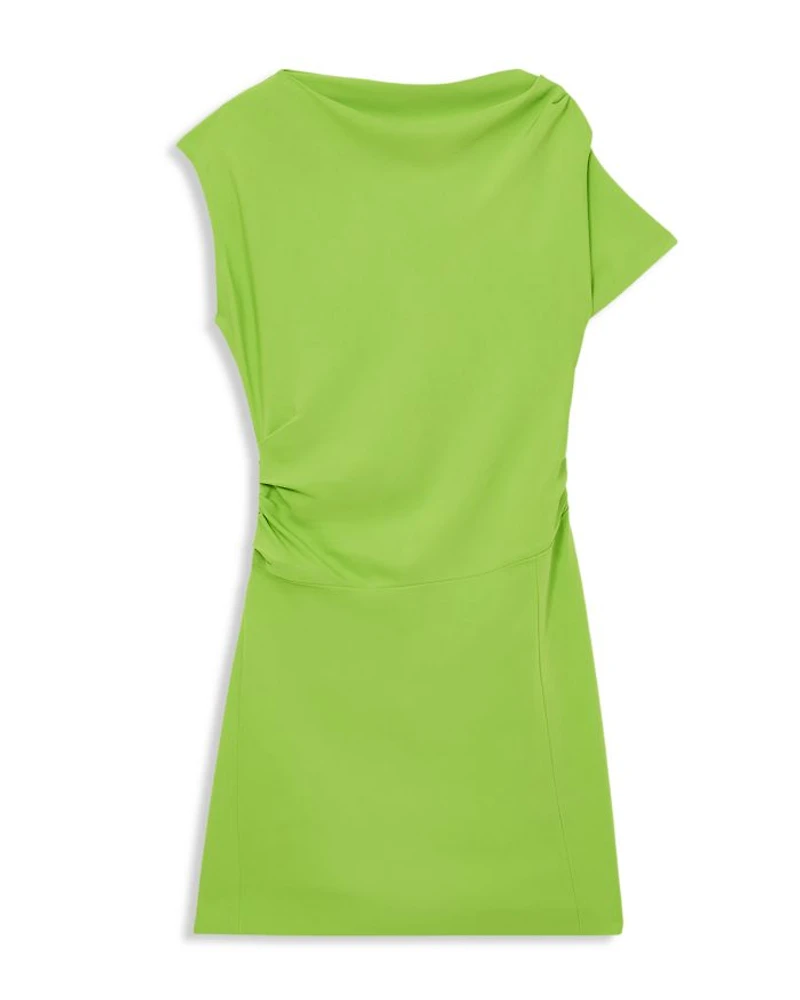 Freya Asymmetric Ruched Dress