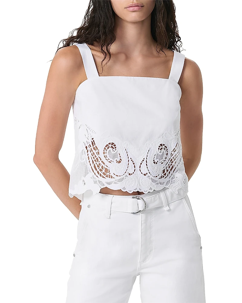 rag & bone Clem Lace Tank Top