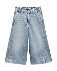 Jamie High Rise Tailored Culotte Jeans Pacific