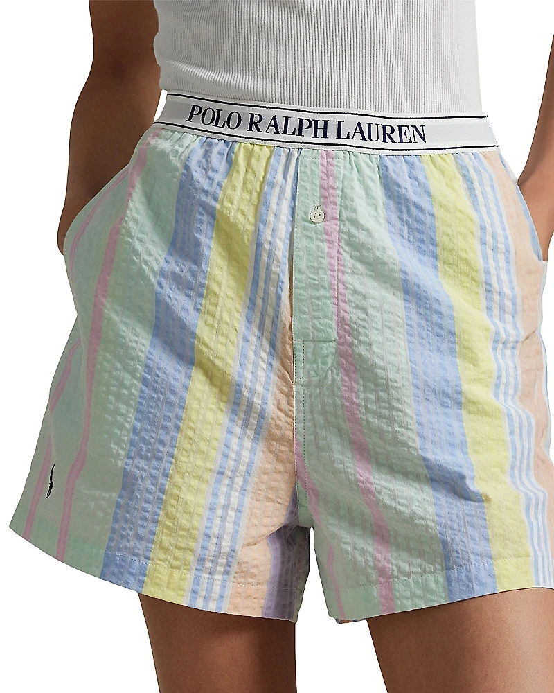 Polo Ralph Lauren Striped Seersucker Boxer Shorts