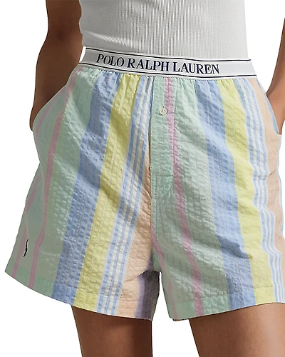 Polo Ralph Lauren Striped Seersucker Boxer Shorts