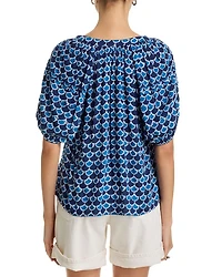 Split Neck Fan Top