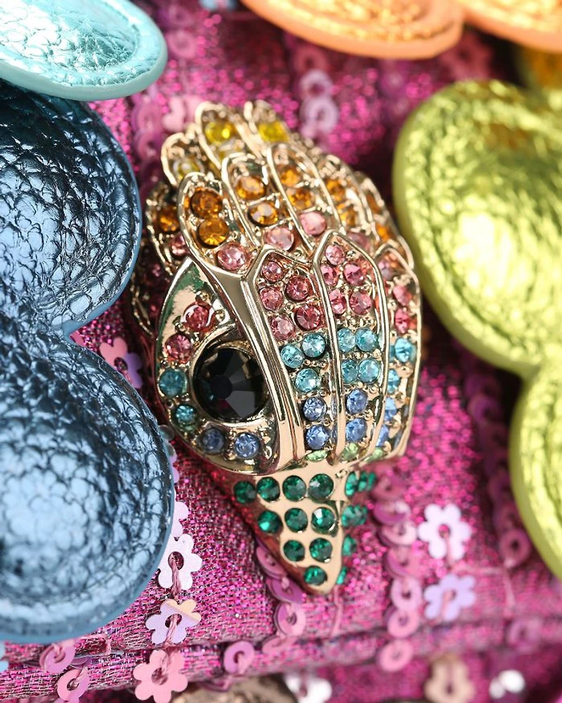 Medium Kensington Daisy Shoulder Bag