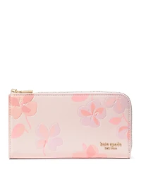 kate spade new york Devin Spring Pansies Zip Around Continental Wallet