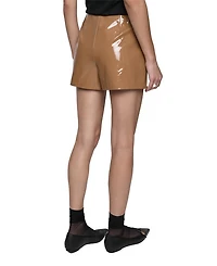 Hayden Faux Patent Skort