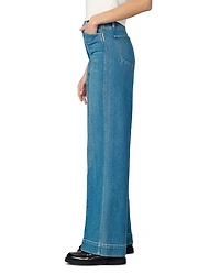 The Front Seamed High Rise Wide Leg Jeans Biggest Fan