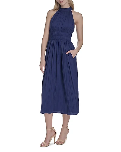 Eliza J Halter Tie Back Dress