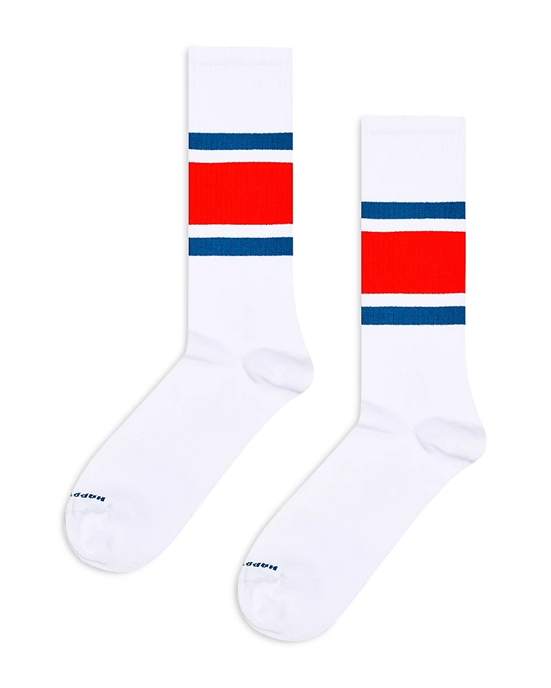 Happy Socks Simple Stripe Sneaker Socks
