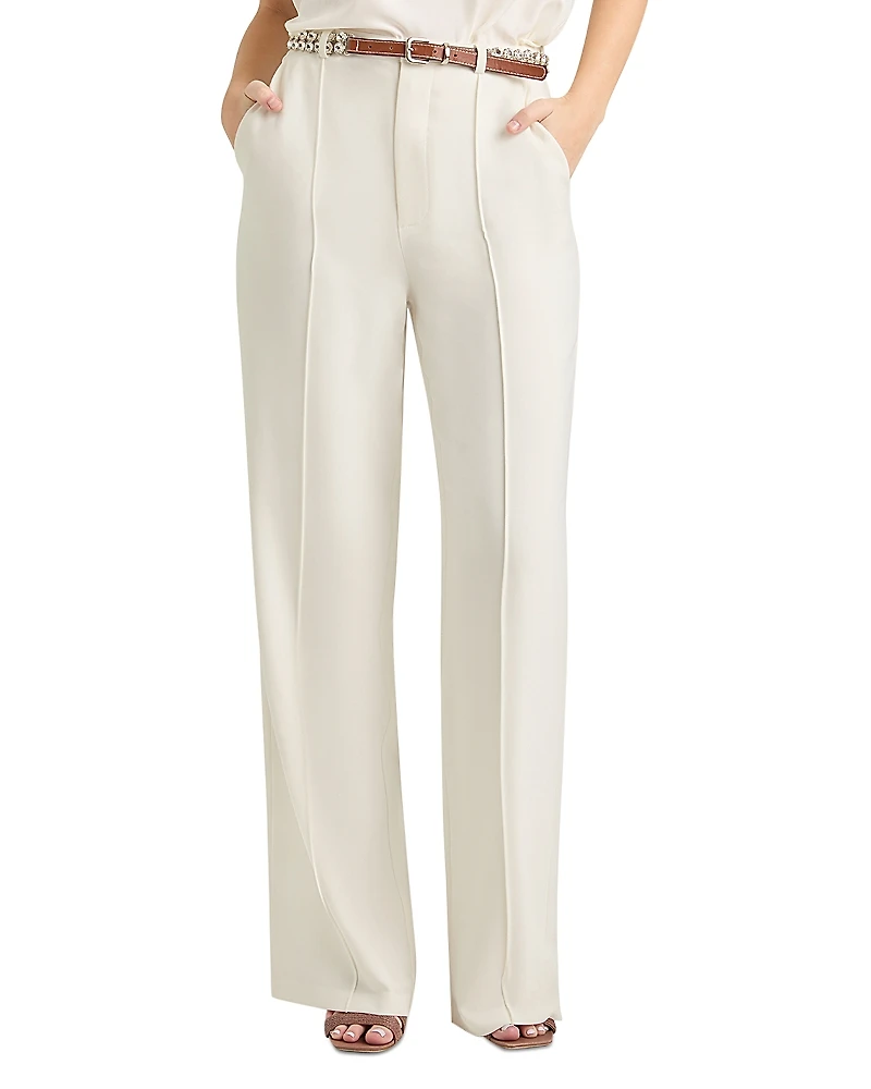 Cinq a Sept Rhinestone Belt Ester Pants