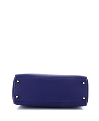 Kelly Handbag Blue Togo with Gold Hardware