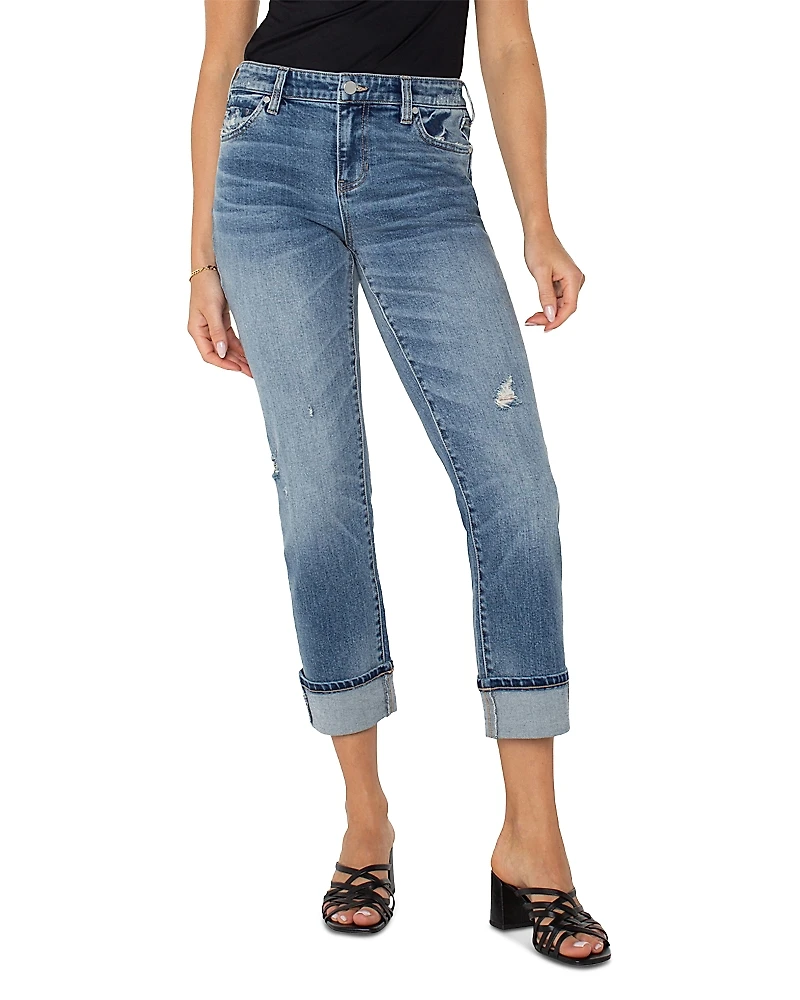 Liverpool Los Angeles Marley Girlfriend Cuffed Jeans