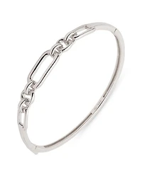 Link Bangle Bracelet in Sterling Silver