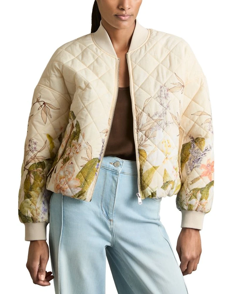 Nina Printed Bomber Jacket