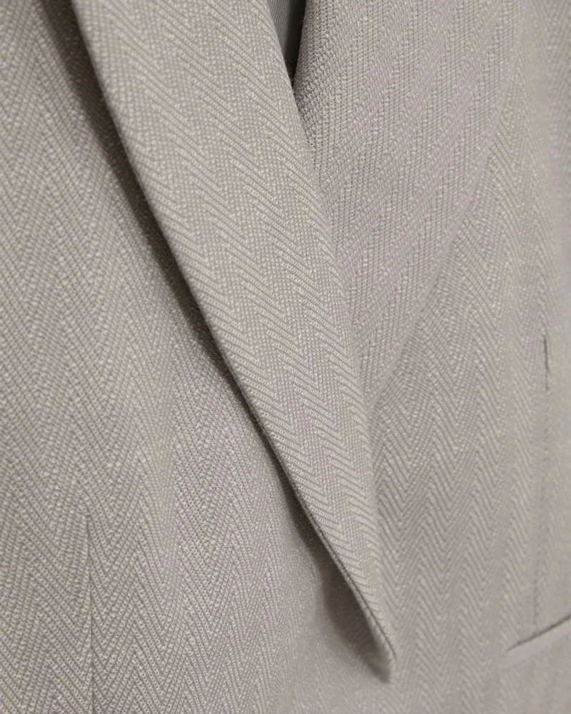 Harper Textured Cropped Blazer