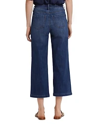 Coco Relaxed Wide Leg Crop Jeans Rio Rapids