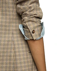 Vida Double Breasted Check Blazer