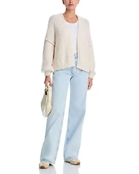 Jacquard Back Detail Cardigan