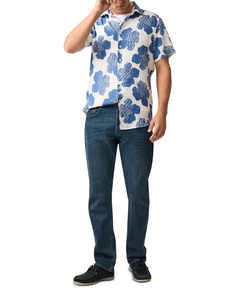 Donnelly Linen Floral Print Shirt