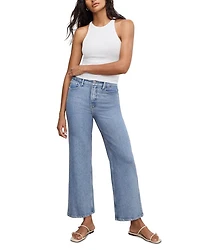 Soft Tech Good Skate Wide Leg Crop Jeans Indigo860