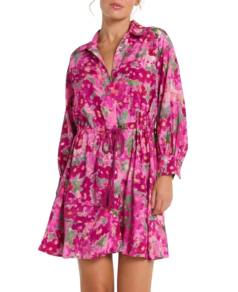 Hermoza Rebecca Collared Mini Dress