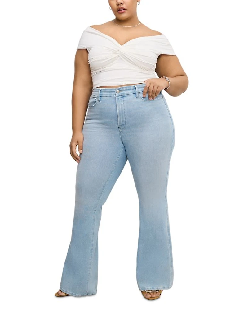 Soft Tech Good Legs Flare Jeans Indigo841
