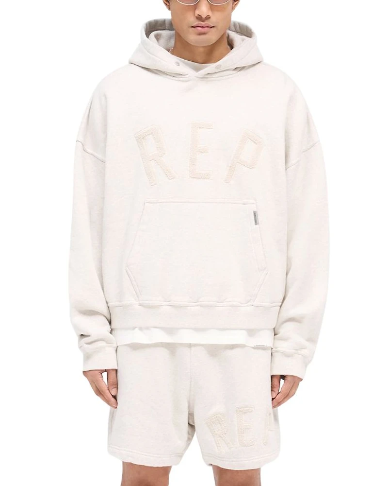 Oversized Fit REP Applique Logo Hoodie