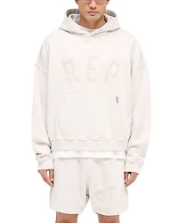 Oversized Fit REP Applique Logo Hoodie