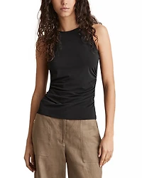 Ruched Side Jersey Tank Top