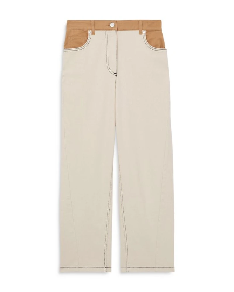 Maddie Twisted Seam Jeans Ecru