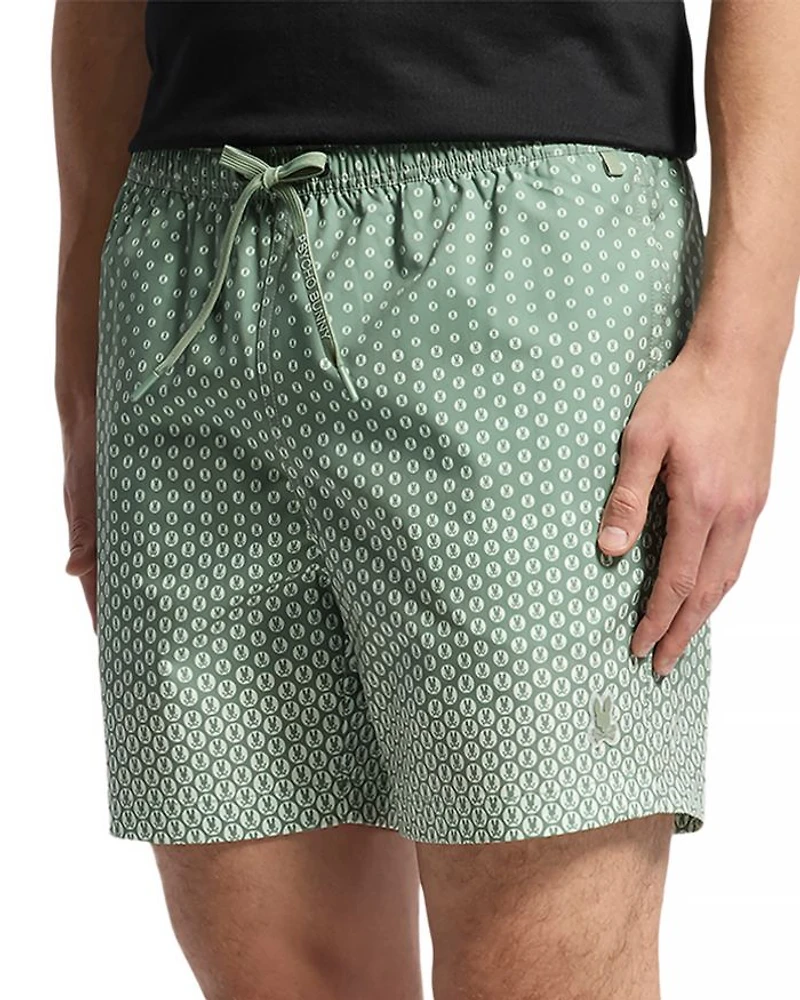 Bendigo Allover Print 5.75" Swim Trunks