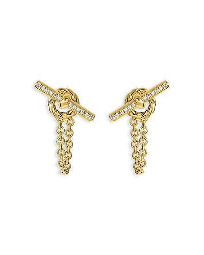 David Yurman Dy Mercer Petite Toggle Stud Earrings