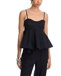 Steve Madden Delta Peplum Top