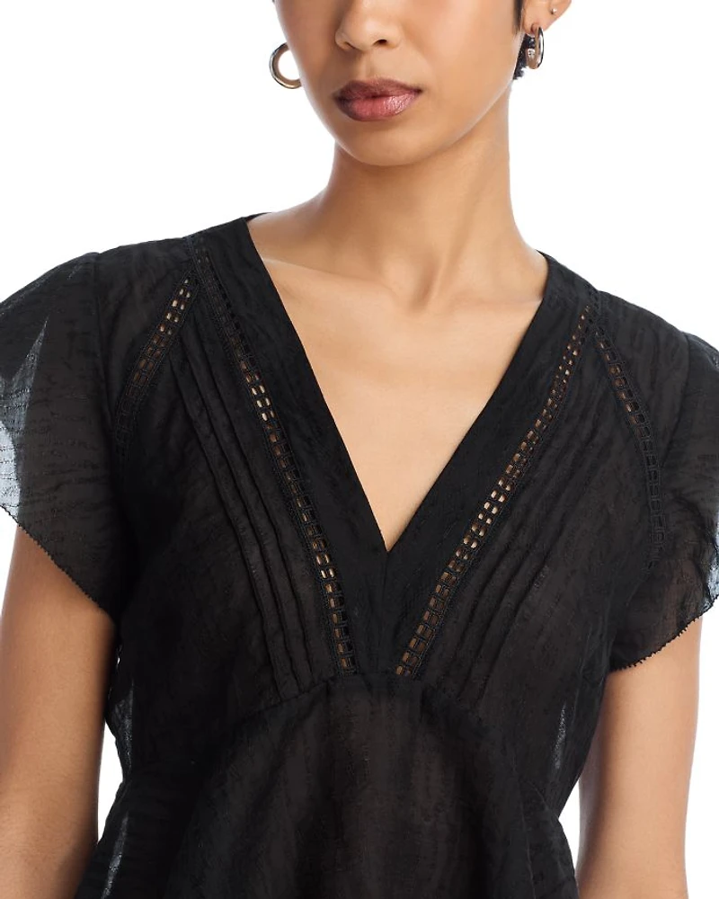 Leyla Peplum Top
