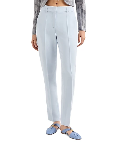 Emporio Armani Cady Crepe Tapered Pants