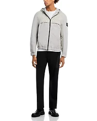 Capospalla Mixed Media Hooded Jacket